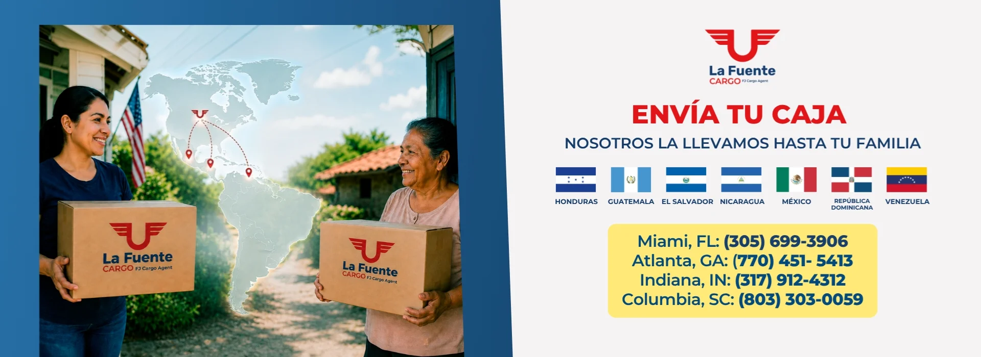 Envío de encomiendas - La Fuente Cargo Envío de encomiendas - La Fuente Cargo